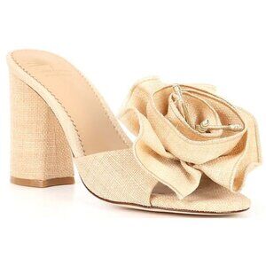 Antonio Melani x Style by Simkins Blake Slide SANDALS 7 Flowered Ruffle NEW